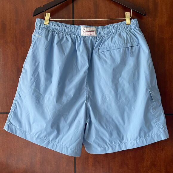 Daniel Cremieux Men’s Swim Trunks Shorts Blue Elastic Waist Pockets Size L - Picture 9 of 10